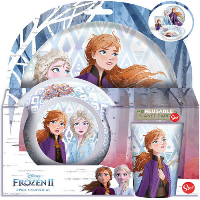 Conjunto Refeição Melamina Frozen 2 Elements