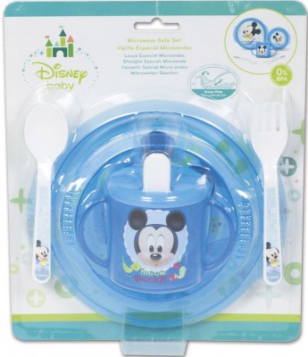 Conjunto Refeição Mickey Baby 5 pcs Microondas