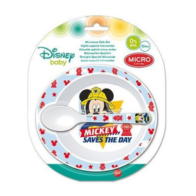 Conjunto Refeição Microondas Mickey