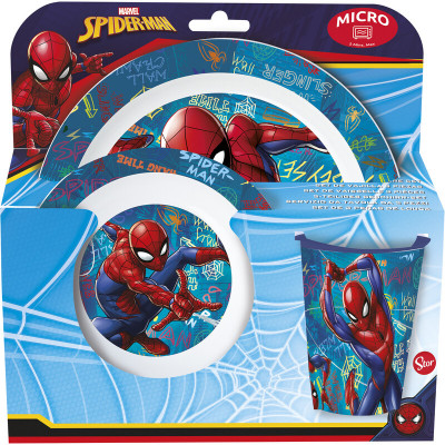 Conjunto Refeição Microondas Spiderman