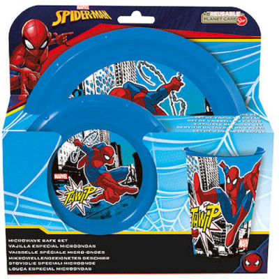Conjunto Refeição Spiderman 3 Peças