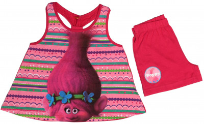 Conjunto Rosa calção e t-shirt Poppy