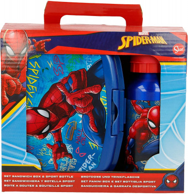 Conjunto Sanduicheira + Cantil Spiderman