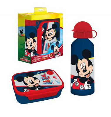 Conjunto Sanduicheira Microondas + Cantil Mickey Disney