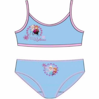 Conjunto top + cueca azul Disney Frozen