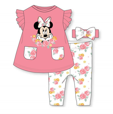 Conjunto Verão Bebé Minnie Floral