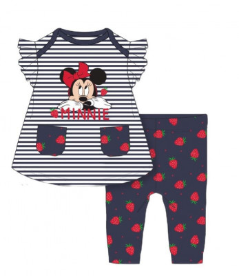 Conjunto Verão Bebé Minnie Morangos