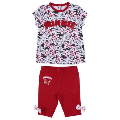 Conjunto Verão Bebé Minnie Vermelho