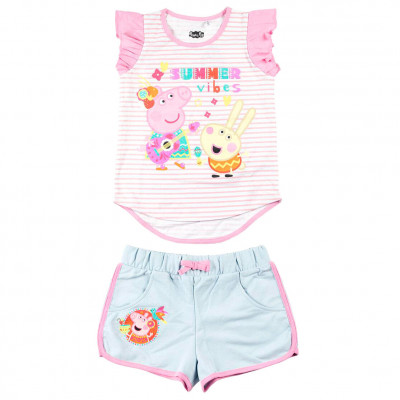 Conjunto Verão Porquinha Peppa Summer Vibes