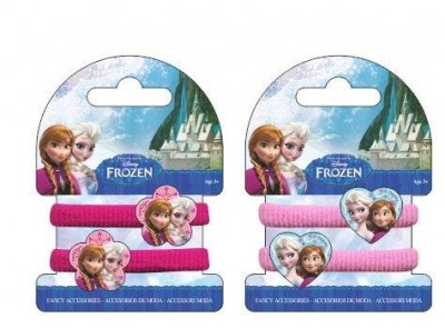 Conunto 2 pares elasticos Frozen Sisters