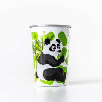 Copo Aço Inoxidável Water Revolution Panda 300ml