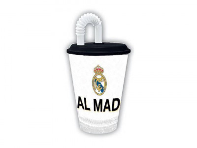Copo c/ palhinha do Real Madrid 430ml
