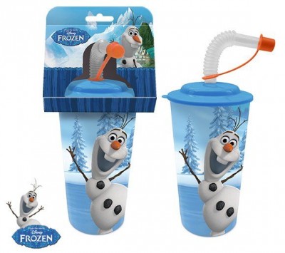 Copo c/ palhinha Frozen - Olaf