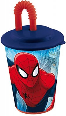 Copo c/ palhinha Marvel Ultimate Spiderman
