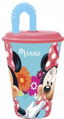 Copo c/ tampa e palhinha Minnie Disney  - Bloom