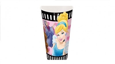 Copo cinema plastico Disney Princesas