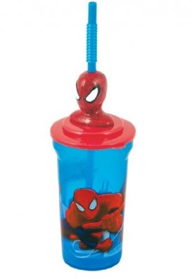 Copo com figura 3D Homem Aranha - Spiderman