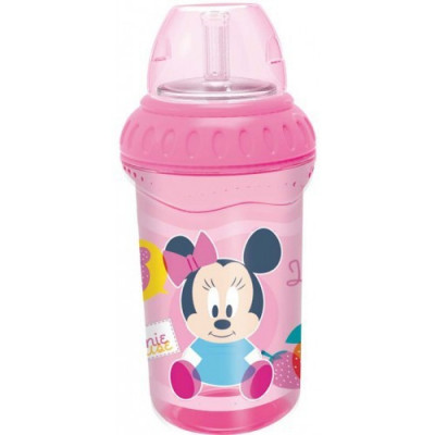 Copo com palhinha 330ml Minnie bebé