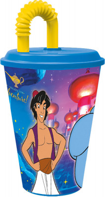 Copo com Palhinha Aladin Disney