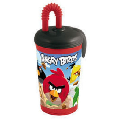 Copo com Palhinha Angry Birds