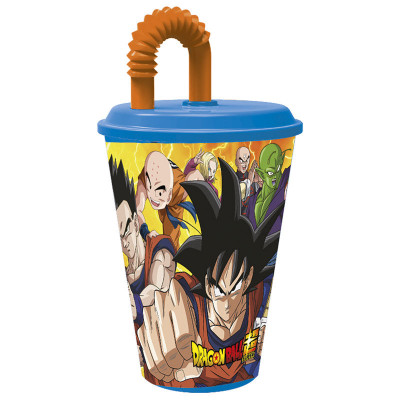 Copo com Palhinha Dragon Ball 430ml