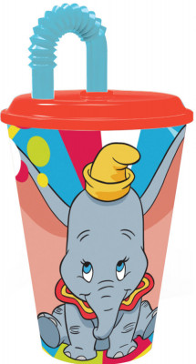 Copo com Palhinha Dumbo Disney