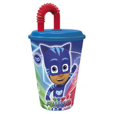 Copo Palhinha PJ Masks 430ml