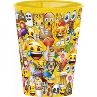 Copo Plástico Emoji 430ml