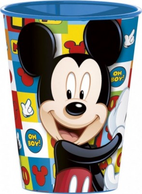 Copo plástico grande de Mickey Mouse 260 ml - Icons