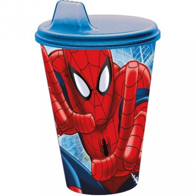 Copo plástico infantil Spiderman Marvel
