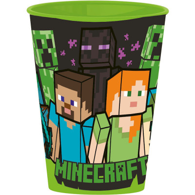 Copo Plástico Minecraft 260ml