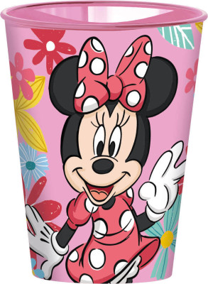 Copo Plástico Minnie Spring Look 260ml