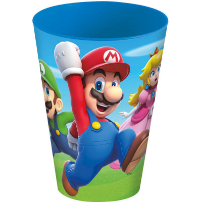 Copo Plástico Super Mario 430ml