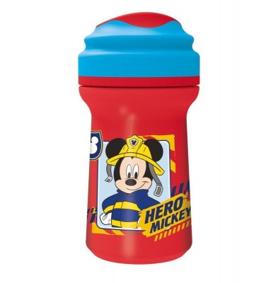 Copo Premium com tampa 310ml Mickey - To The Rescue