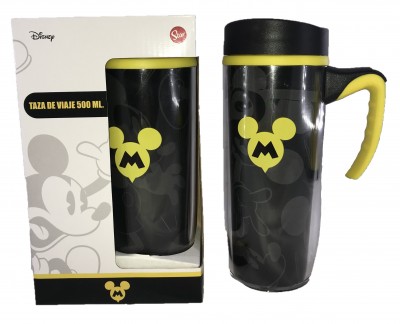 Copo Viagem Mickey c/ caixa 500ml