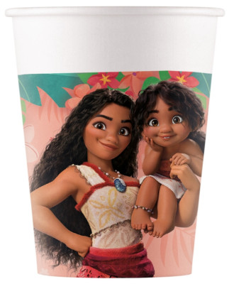 Copos Cartão Vaiana / Moana II - 8 Un.