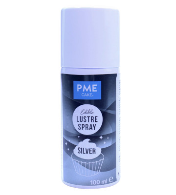 Corante Alimentar em Spray Prata 100ml PME Corante Alimentar em Spray Prata 100ml PME
