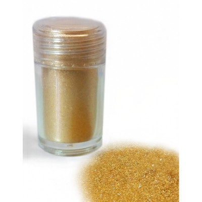 Corante em Pó com Brilho Dourado Glitter 7g