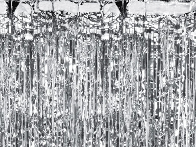 Cortina Prateada 100x200cm