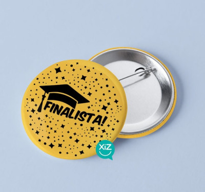 Crachá Finalista - Amarelo