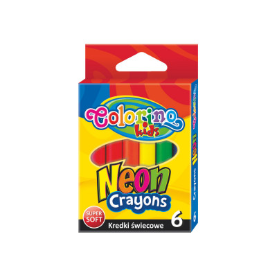 Crayon Cera Neon 6 Cores Colorino