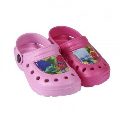 Crocs para praia/piscina Trolls Poppy