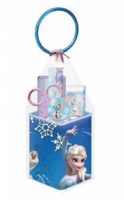 Cubo Metal papelaria Frozen 5 pcs