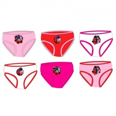 Cuecas Menina Ladybug - Sortido