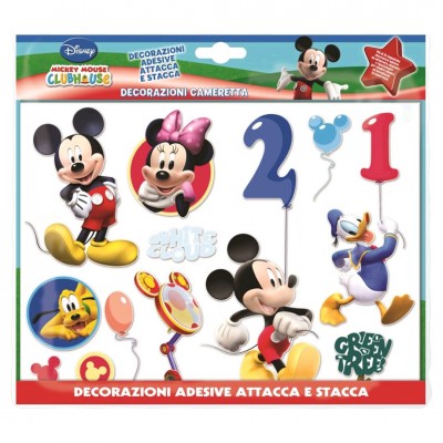 Decoração 3D com autocolantes Mickey Mouse