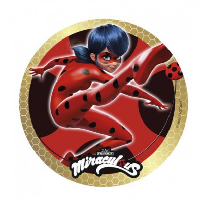 Decoração Bolo Ladybug