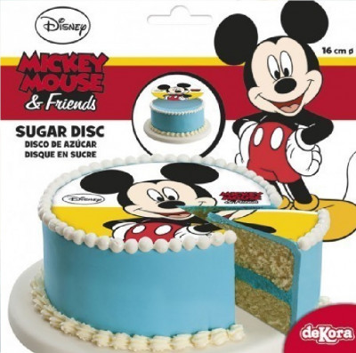 Decoração bolo Mickey 16cm