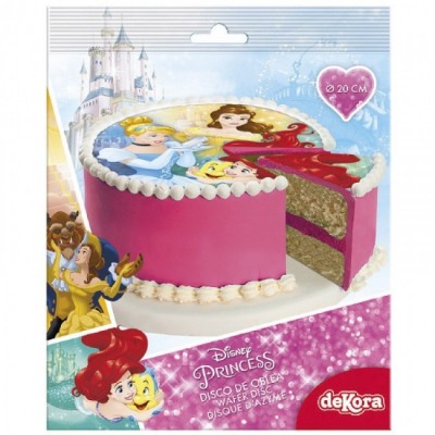 Decoração de bolo obreia de Aniversário Princesas Disney