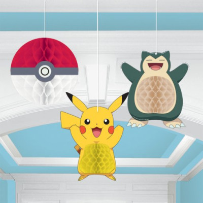 Decoração Favo de Mel Pokémon