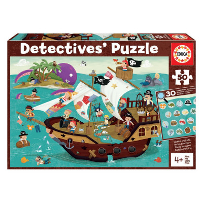 Detetive Puzzle 50 peças Barco